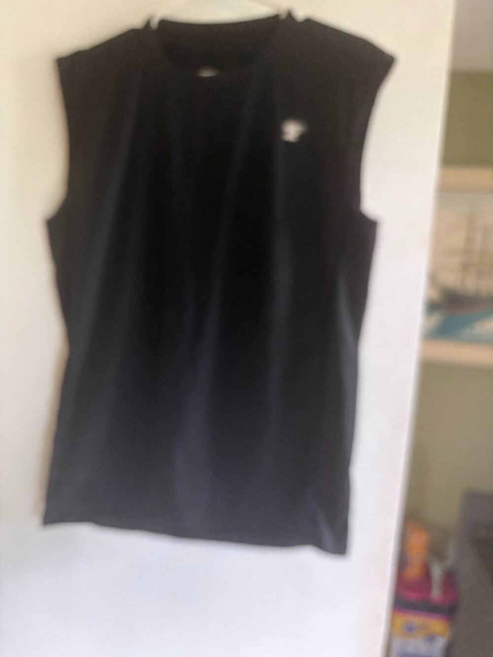Telaleo Men's Black Athletic Tank Top